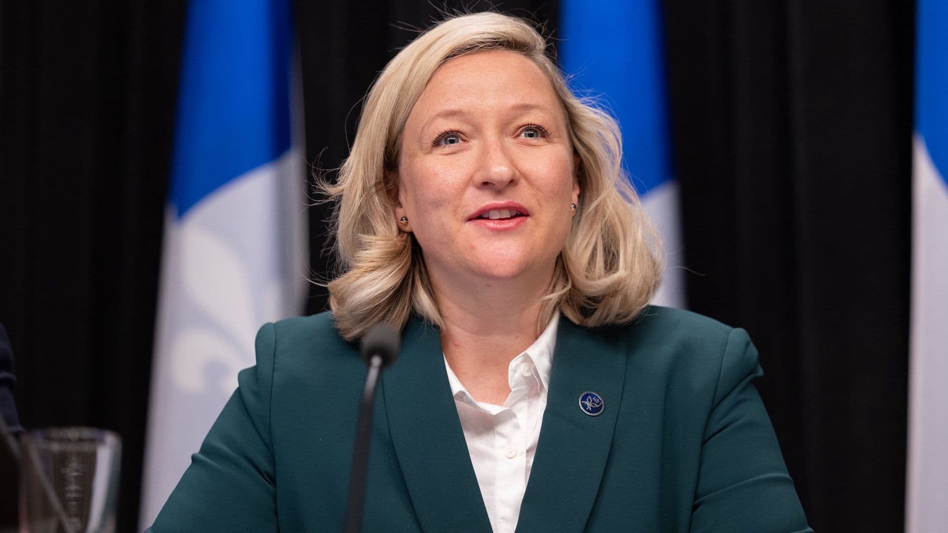 Maïté Blanchette Vézina, ministre des Ressources naturelles et des Forêts