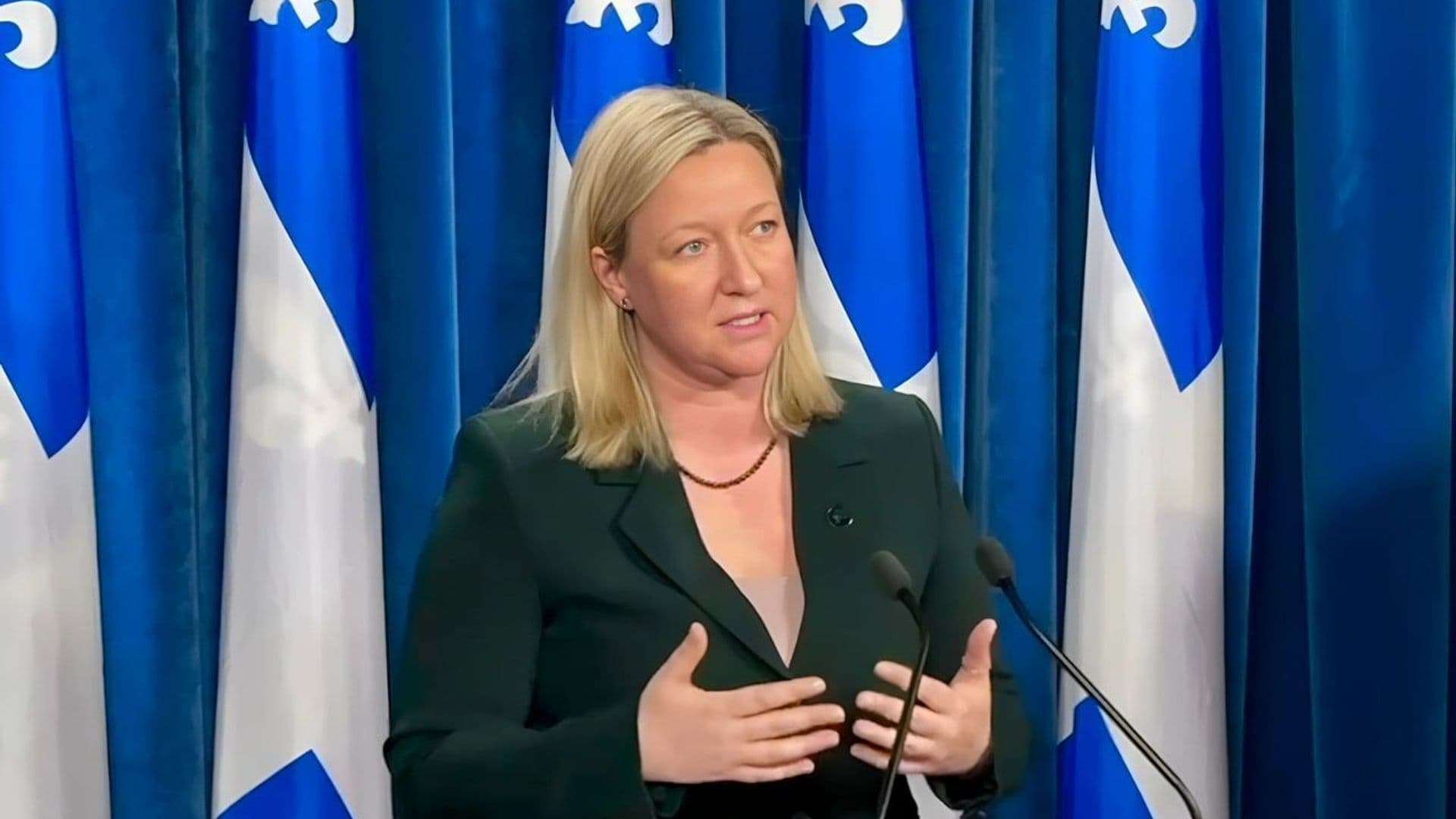 La ministre Maïté Blanchette Vézina annonce la création d'une cellule de diversification des marchés d'exportation pour les produits forestiers québécois 