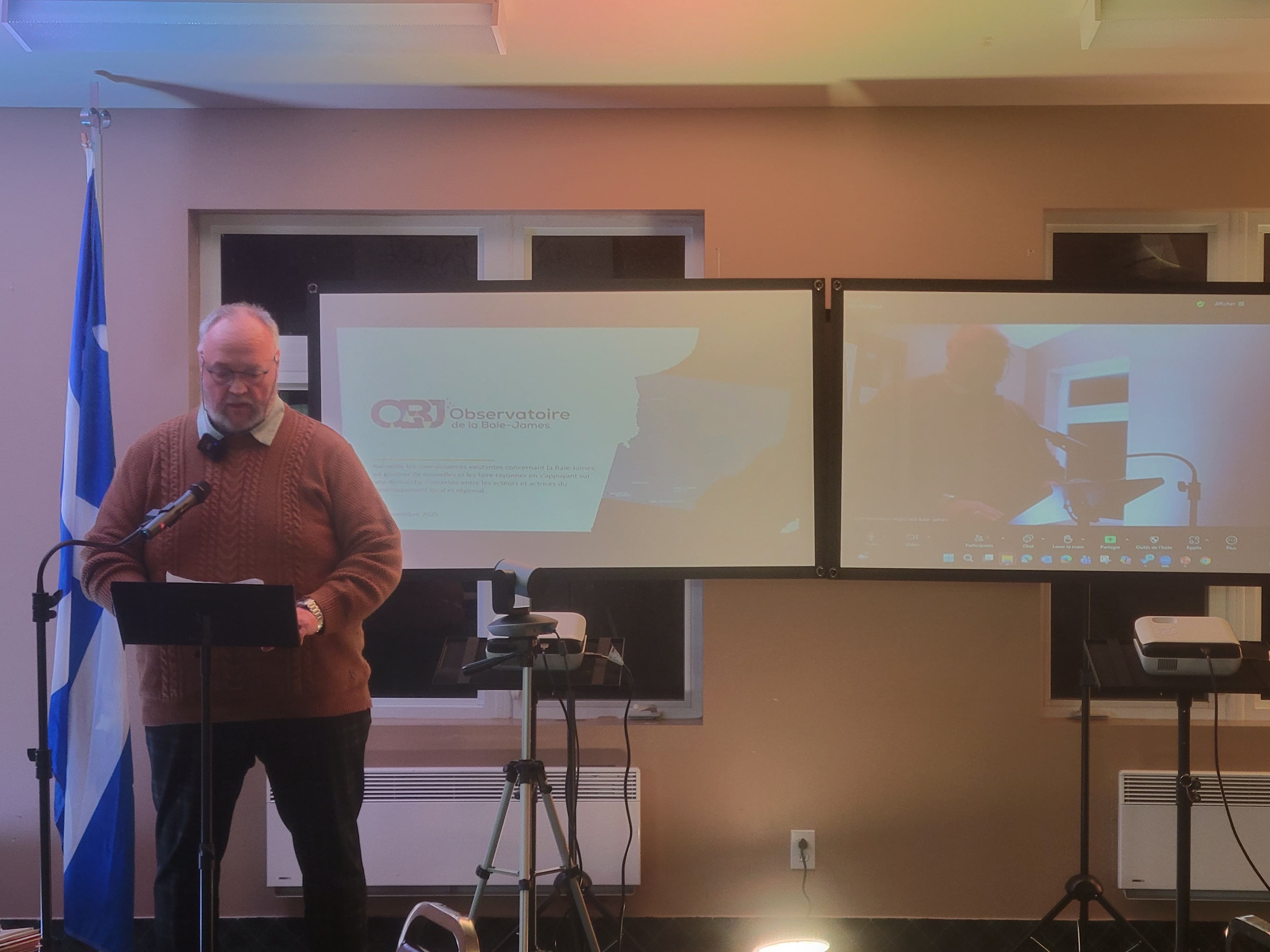 René Dubé, président du conseil d’administration de l’Administration régionale Baie-James (ARBJ) et maire de Matagami