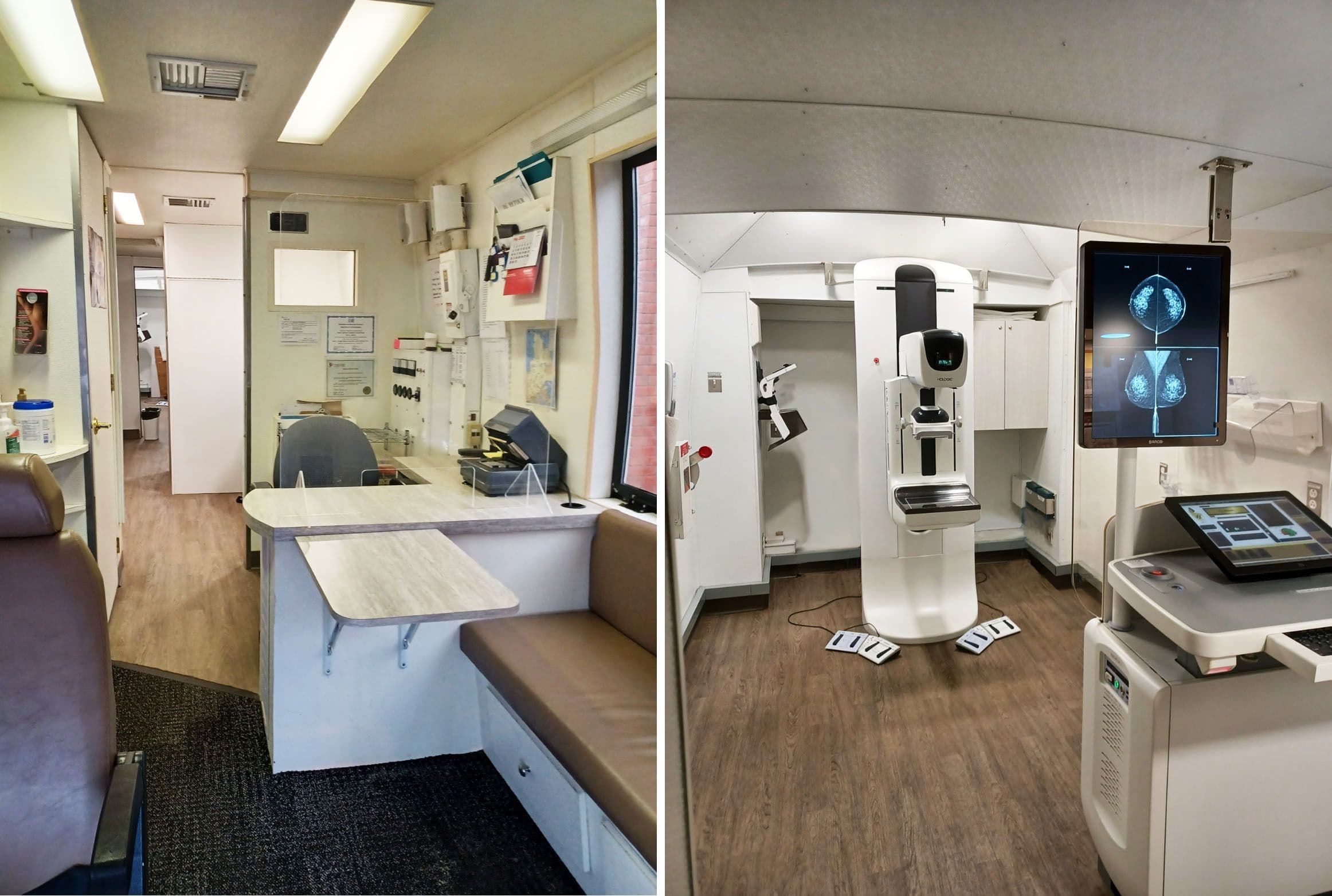 Intérieur de l'autocar CLARA 