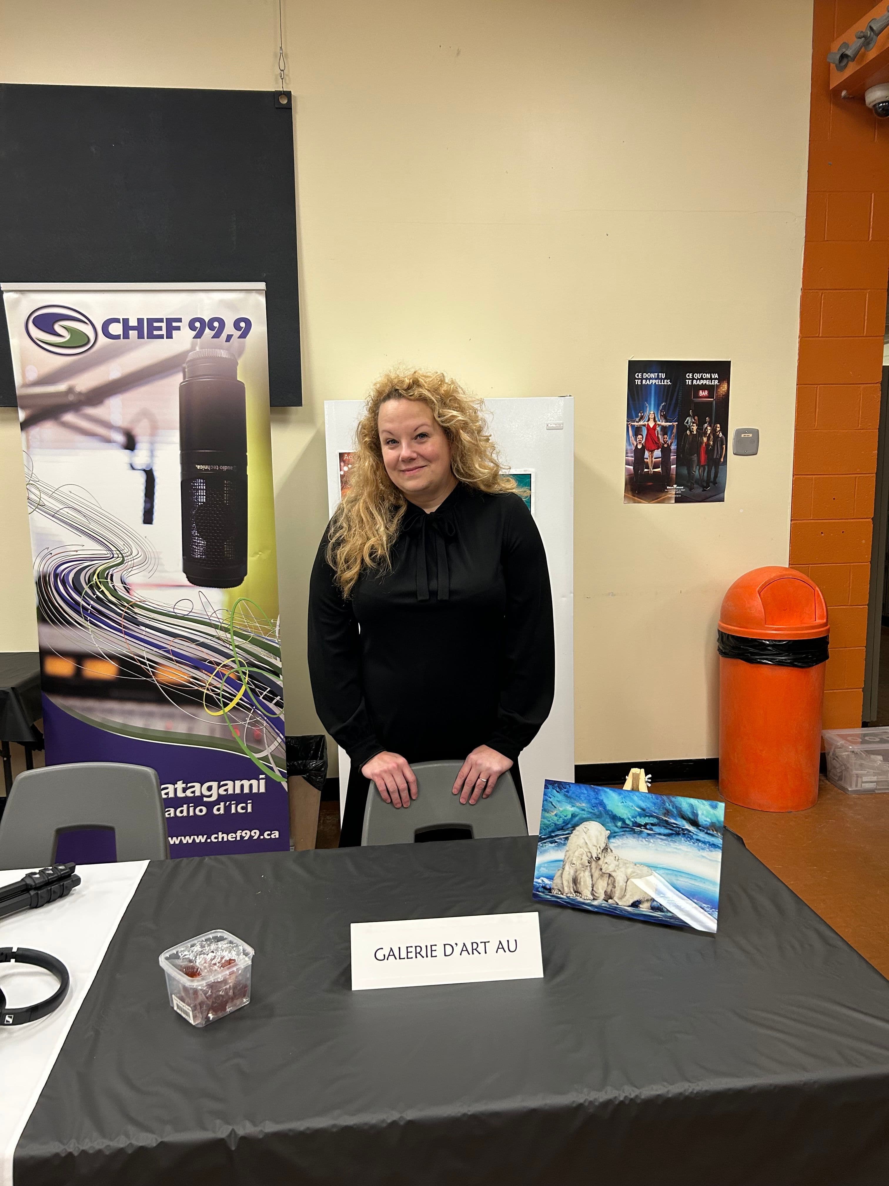 Marie-Ève Gallant, directrice générale de Radio Matagami, lors de la deuxième édition de “Découvre ton milieu” 