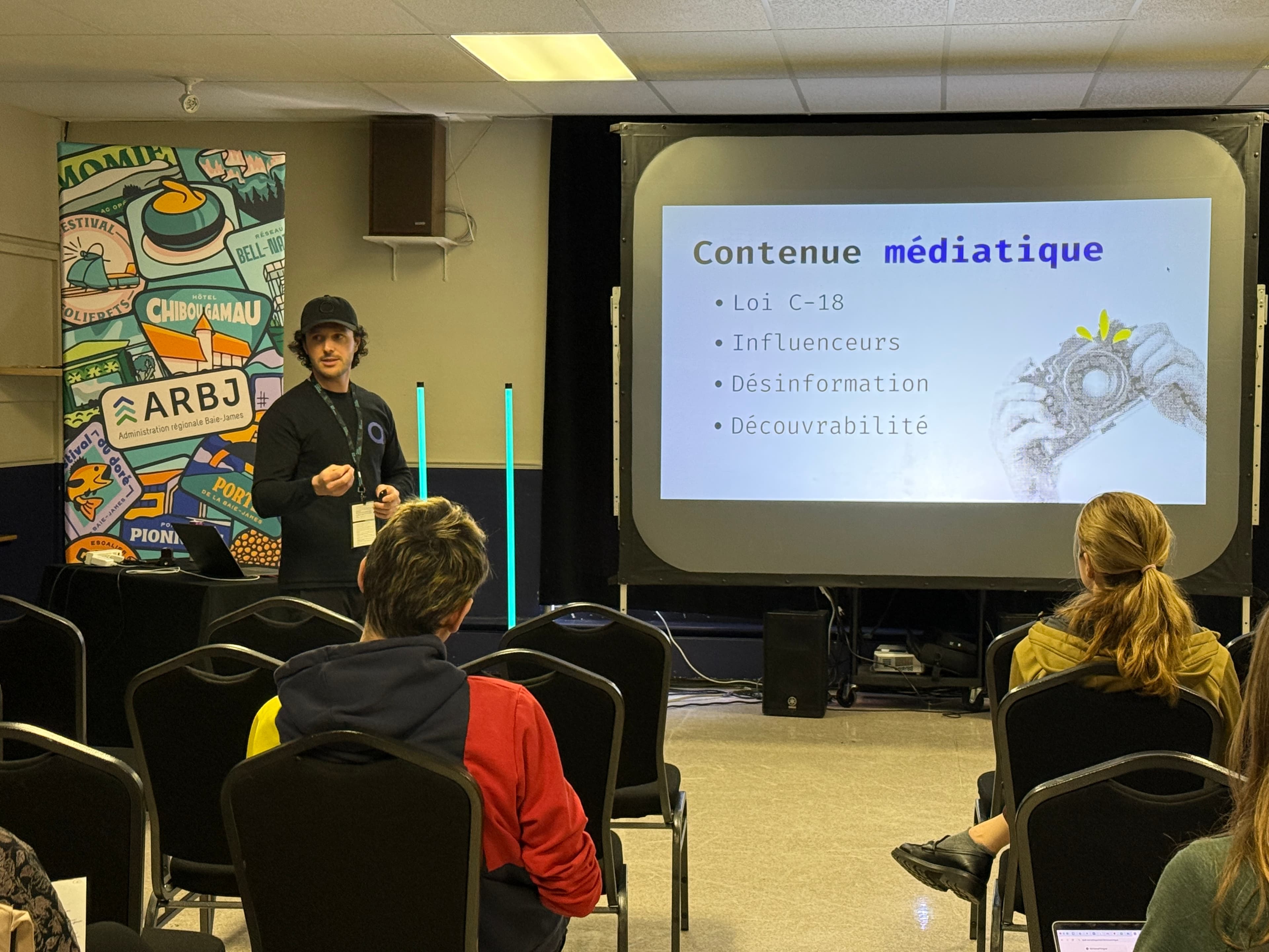 Activité proposée lors du Forum Avantage numérique 2026 à Lebel-sur-Quévillon 