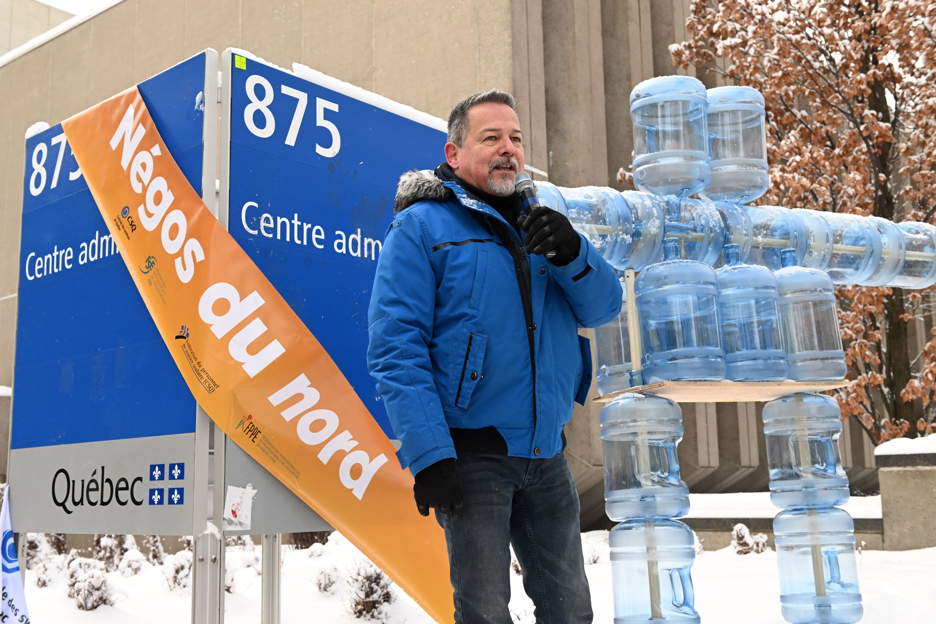  Larry Imbeault, président de l’Association des employés du Nord québécois (AENQ-CSQ)