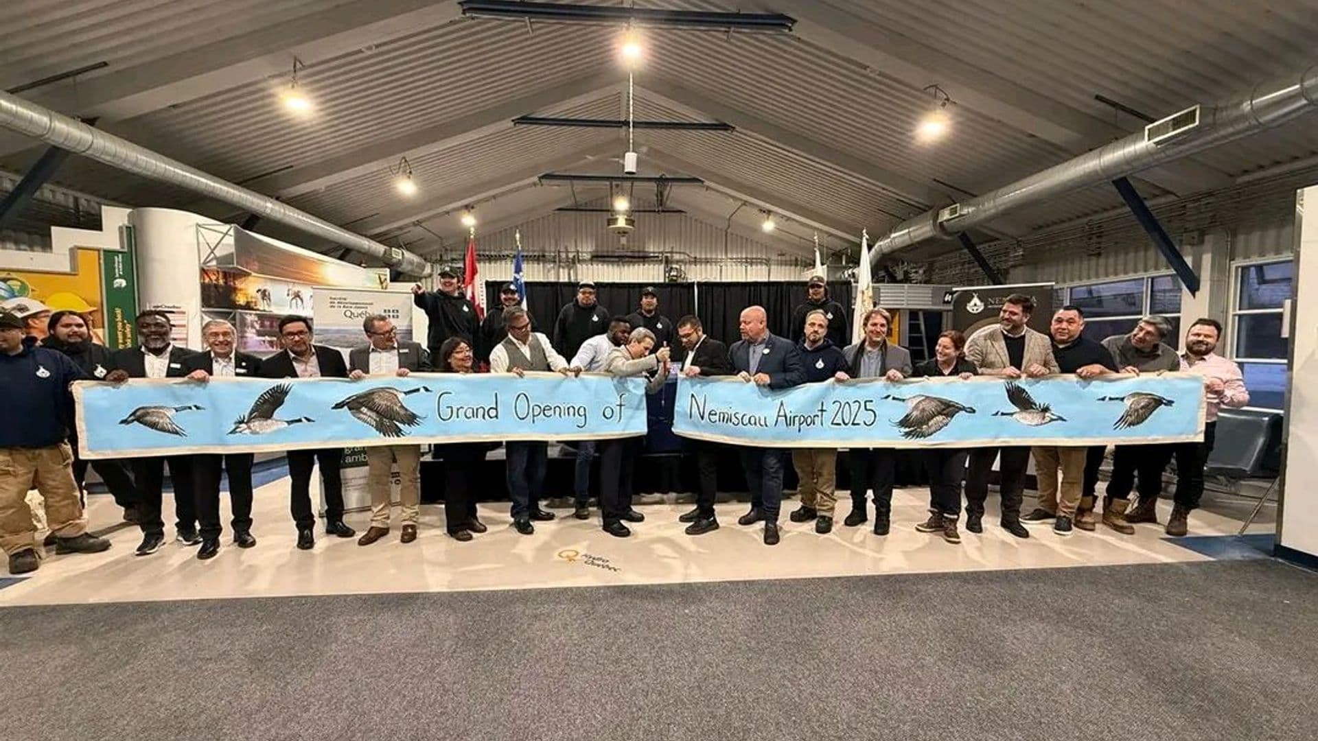 De la Convention de la Baie-James à la Paix des Braves : l’aérodrome de Nemaska concrétise les partenariats