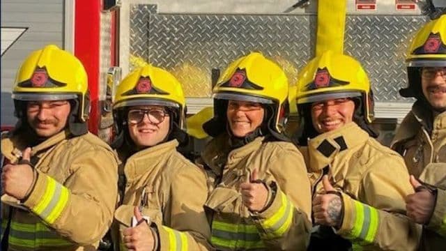 Chibougamau : cinq nouveaux pompiers certifiés viennent renforcer le Service de sécurité incendie