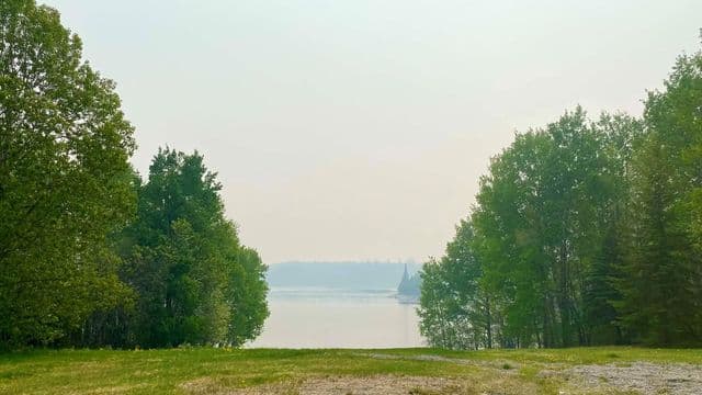 La fumée des feux de forêt détériore la qualité de l’air à Matagami