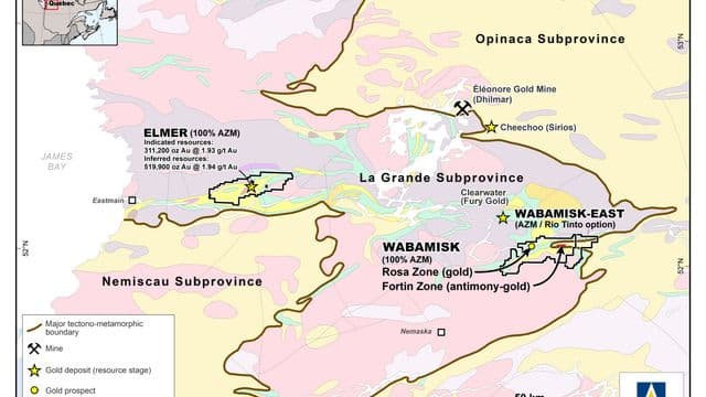 Azimut Exploration accélère le développement du projet minier Wabamisk avec un nouveau forage