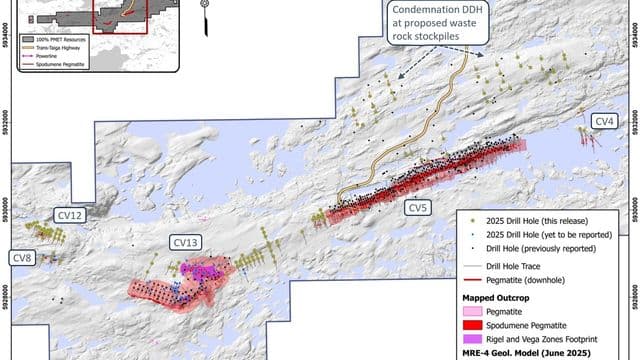 Lithium et césium : des découvertes qui changent la donne à la Baie-James